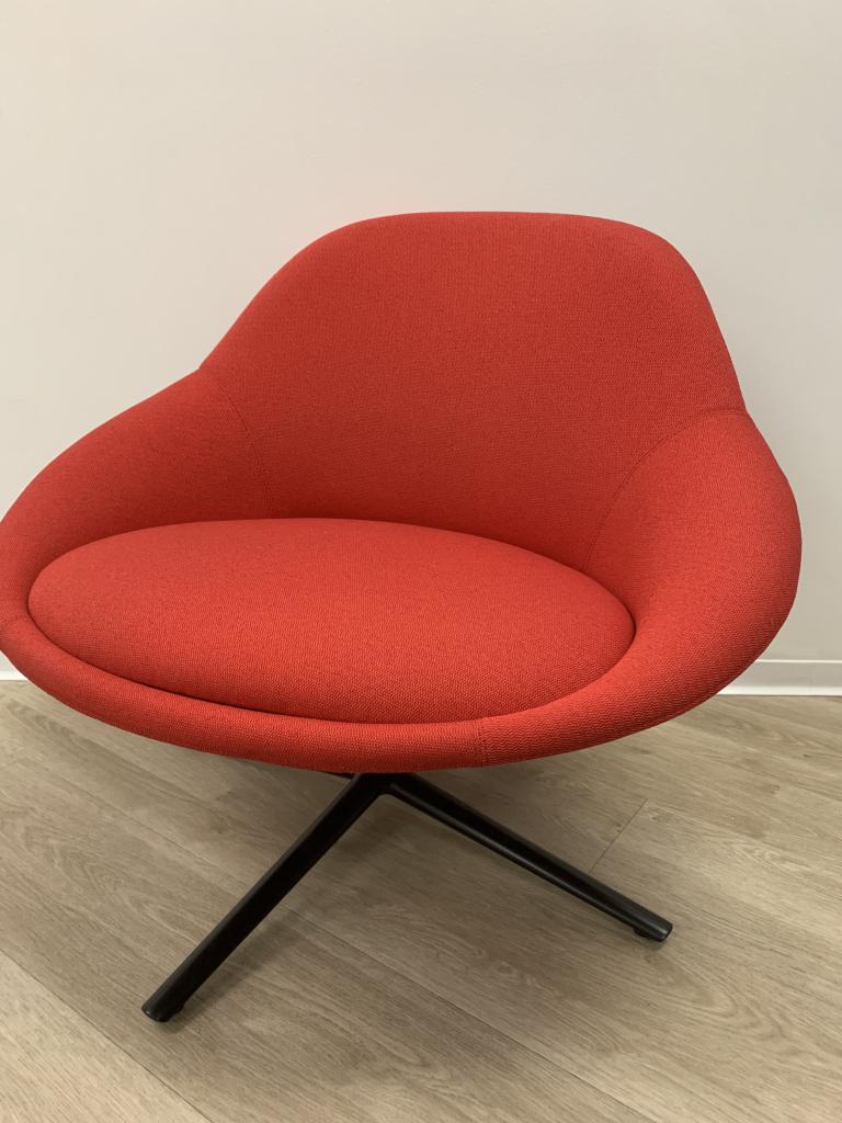 Allermuir Styled Four Leg Bucket Lounge Chair