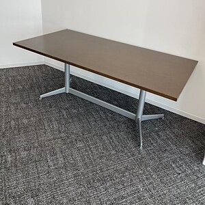 Knoll 5x30 Dark Maple Conference Table for office meetings and collaborative workspaces.