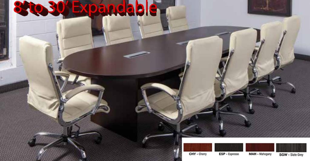 OFS Expandable Powered 8-30ft table 4 colors