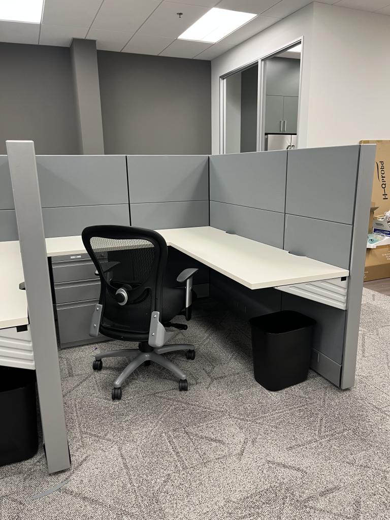5x6x54T Herman Miller Grey & White System