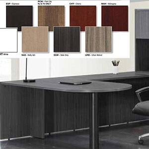 Bullet Executive U Desk with customizable finishes for modern office spaces. Perfect for professiona.