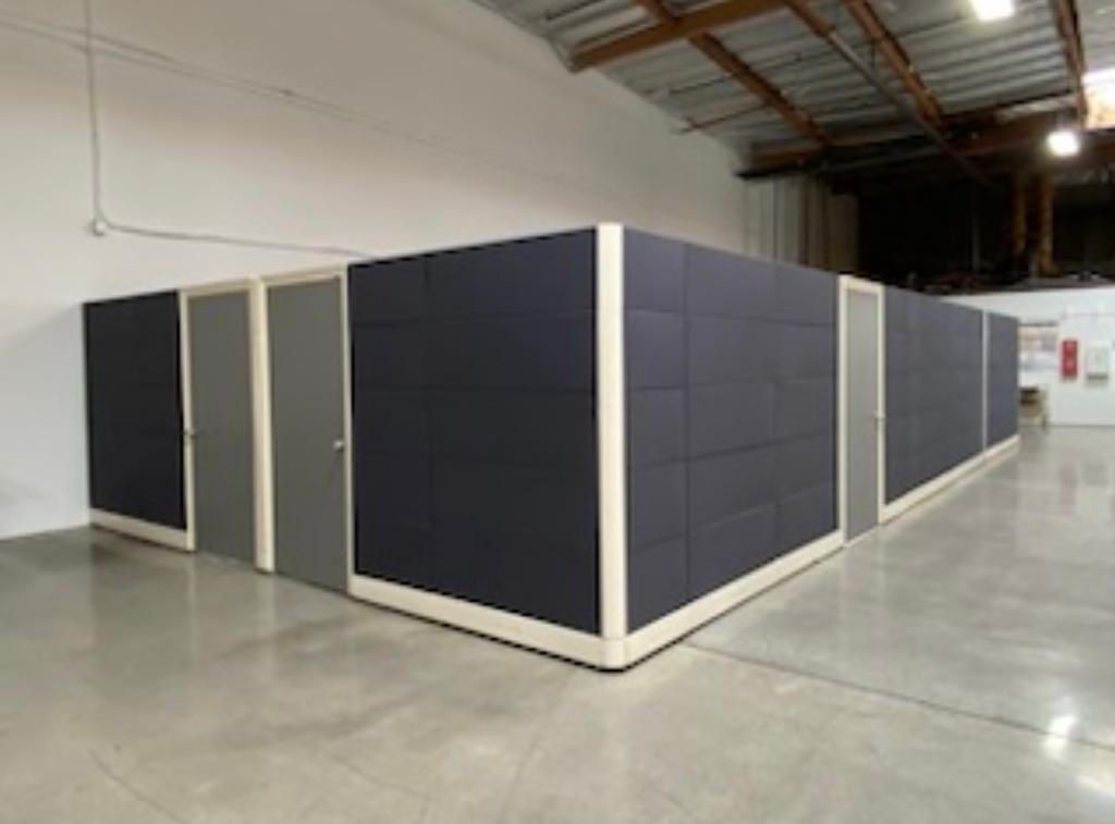 86in Herman Miller Ethospace Grey & White