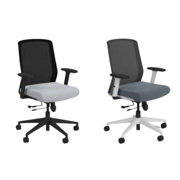 Office chairs from Cube World USA's Element Seating C Series, designed for comfort and durability.