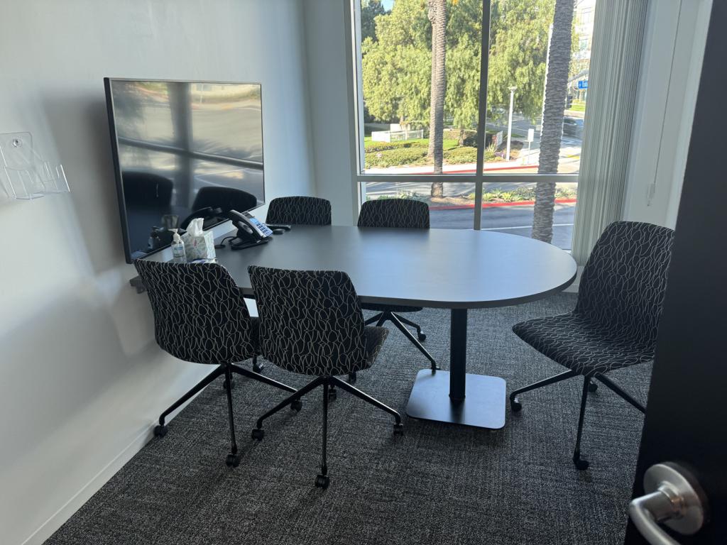 Knoll grey bullet top table various sizes