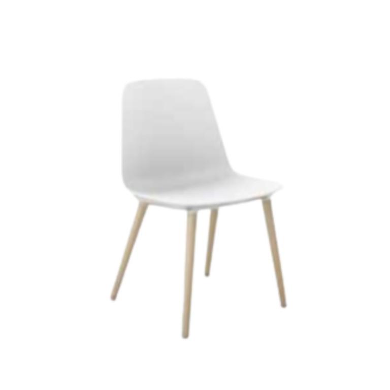 Modern Bree Wood 4 Leg Poly Shell Chair for stylish seating.