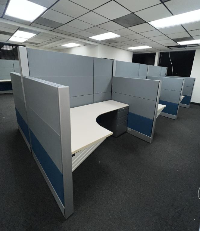 6x4 Hi/Lo Silver and Navy Ethospace