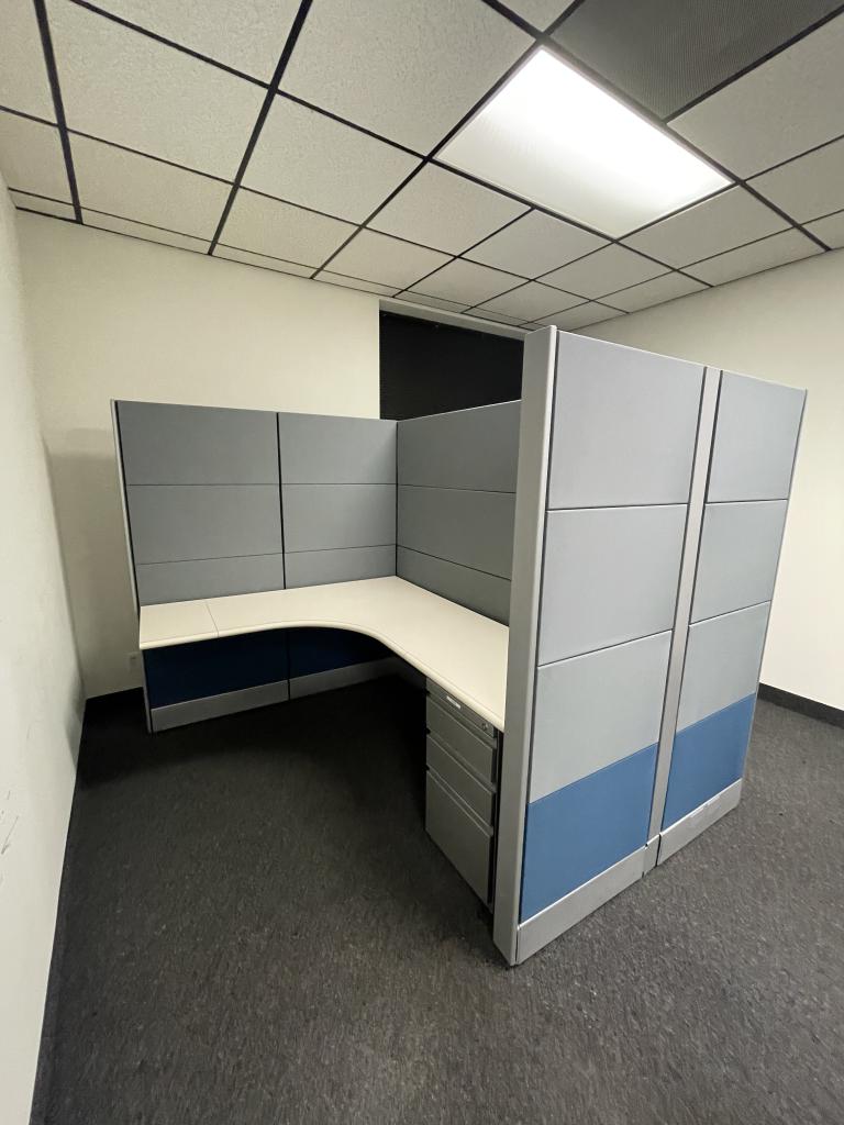 6x6x70 Tall Extra Privacy Ethospace Cubicle