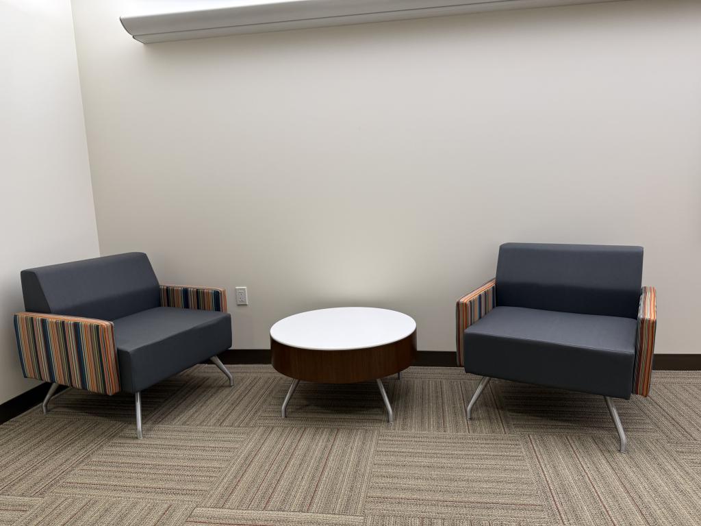 Kimball Sunset Blue Lounge Chair