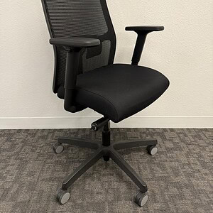 Hon Ignition Black Fully Loaded Mesh Back Office Chair for Comfort and Support.