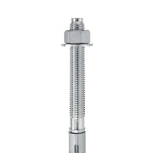Anchor bolt for industrial pallet racking systems, ensuring secure and stable storage solutions.