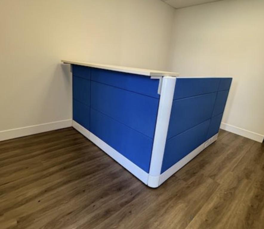 6x6x46 Tall Herman Miller Reception Desk
