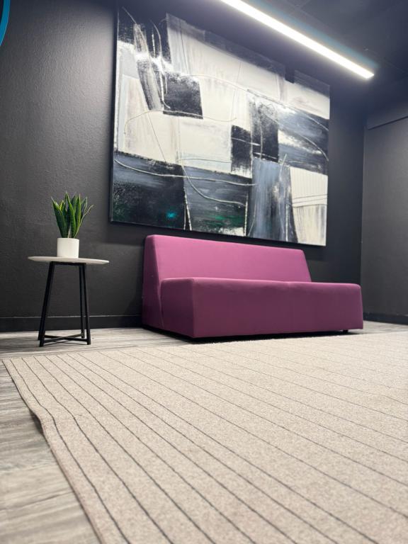 Steelcase Turnstone Campfire Purple Sofa