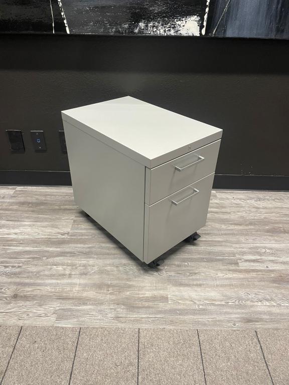 OFS Silver mobile Box File storage pedestal