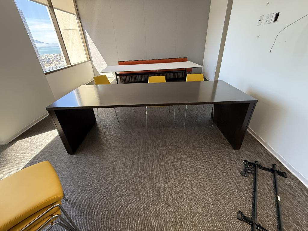 OFS 8x3ft Espresso breakroom table