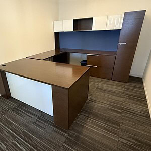 U Shape Executive Desk with modern design and ample workspace.