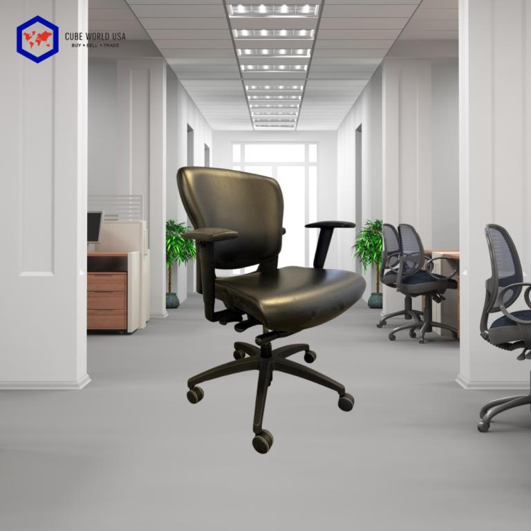 Teknion Savera Fully Loaded Black Leather