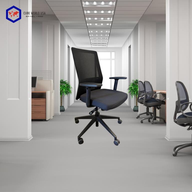 AMQ Thought Black Ergonomic Chair