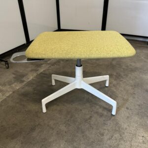 Haworth Ottoman green adjustable & cup holder