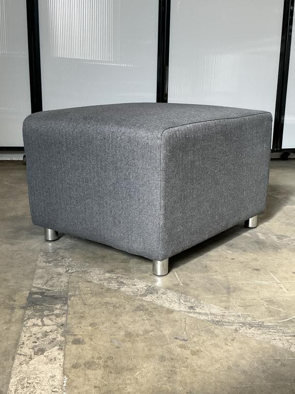 Hon Light Grey Ottoman 18.5inT x 28inW