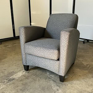 Grey Lux Executive Lounge Chair for modern office spaces.