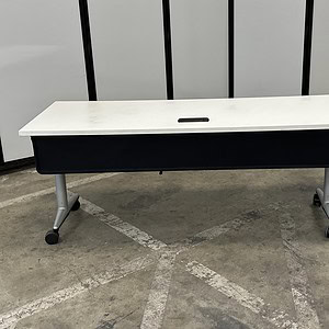 Nesting table by Steelcase Coalesse, 72"x30", with powered features and modesty panel, ideal for mod.