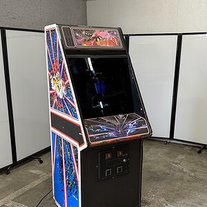 Authentic Atari Tempest arcade machine for sale. Classic vintage gaming experience with original des.
