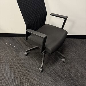 Novo Grey and Navy Office Chair for Modern Workspaces.