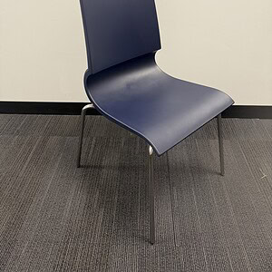 Stackable Ricciola White Steel Base Chair for modern office and lounge spaces. Durable, stylish, and.