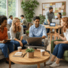 Comfortable seating and versatile tables promote teamwork and reflect your company's values.