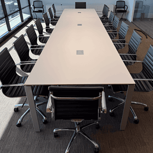 Modern Watson conference table for corporate meetings and collaboration.