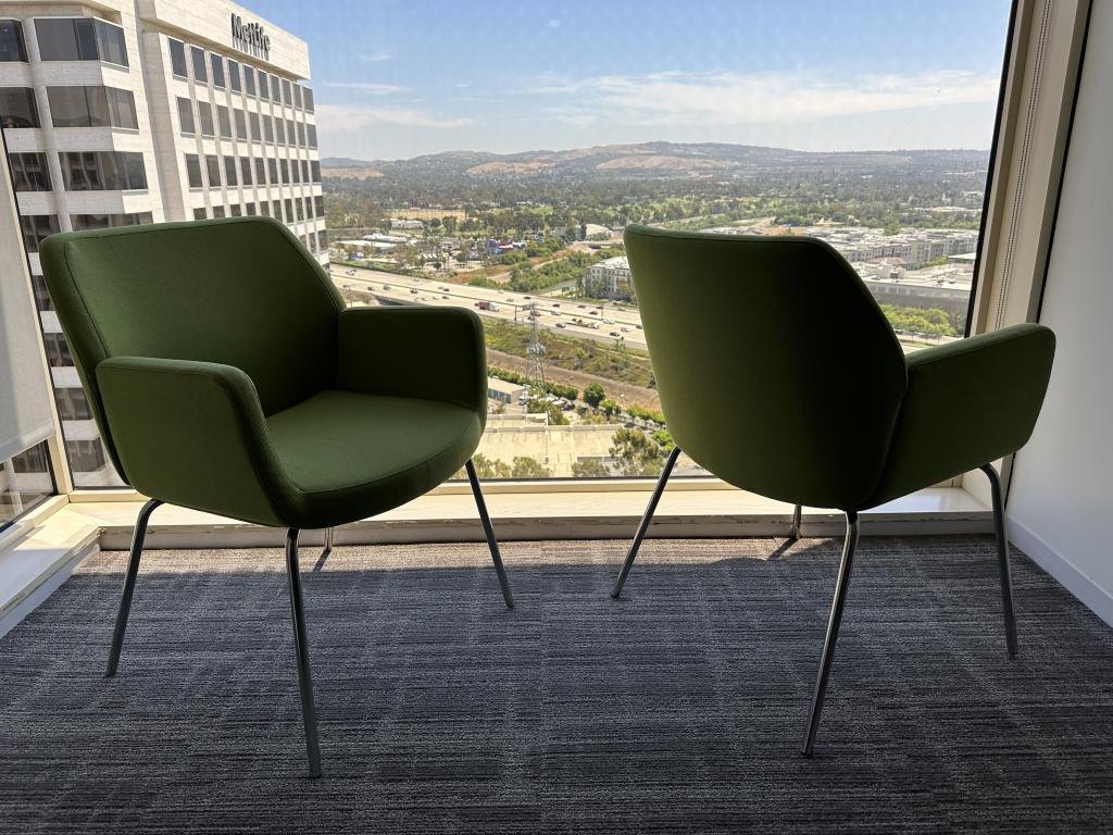 Coalesse Bindu Side Chair Lime Green