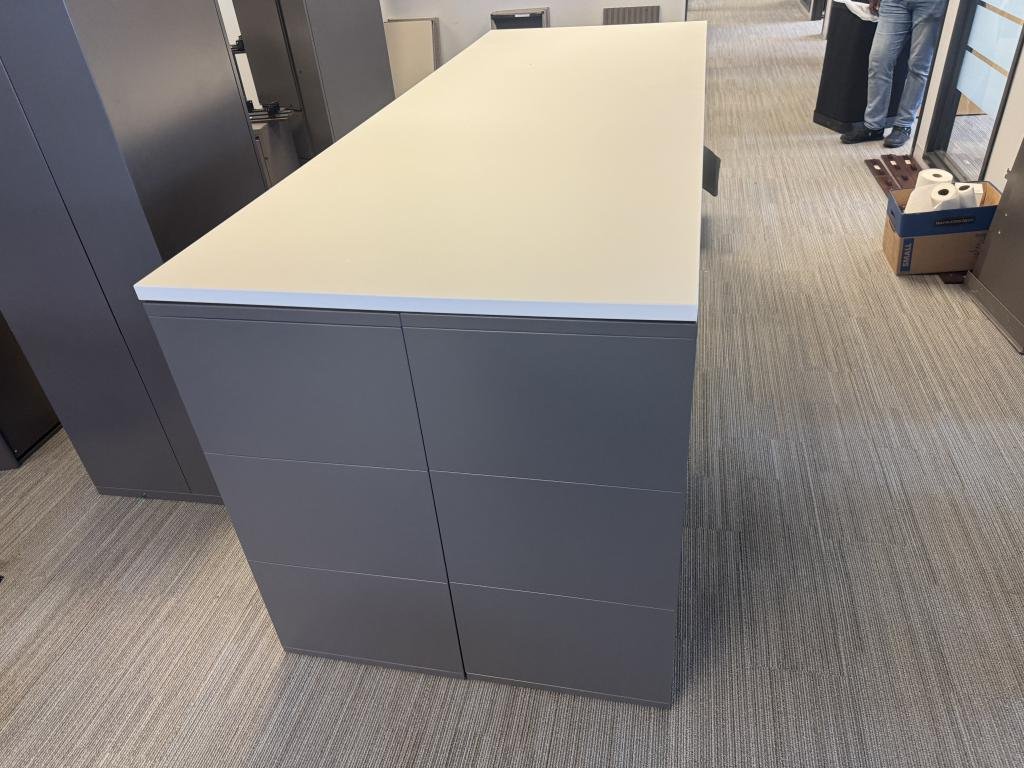 3 Drawer 3ft wide Laterals W/Bar Height Top