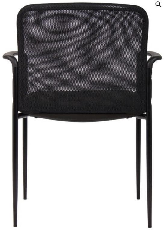 Boss stackable Mesh Guest Black Guest Chair