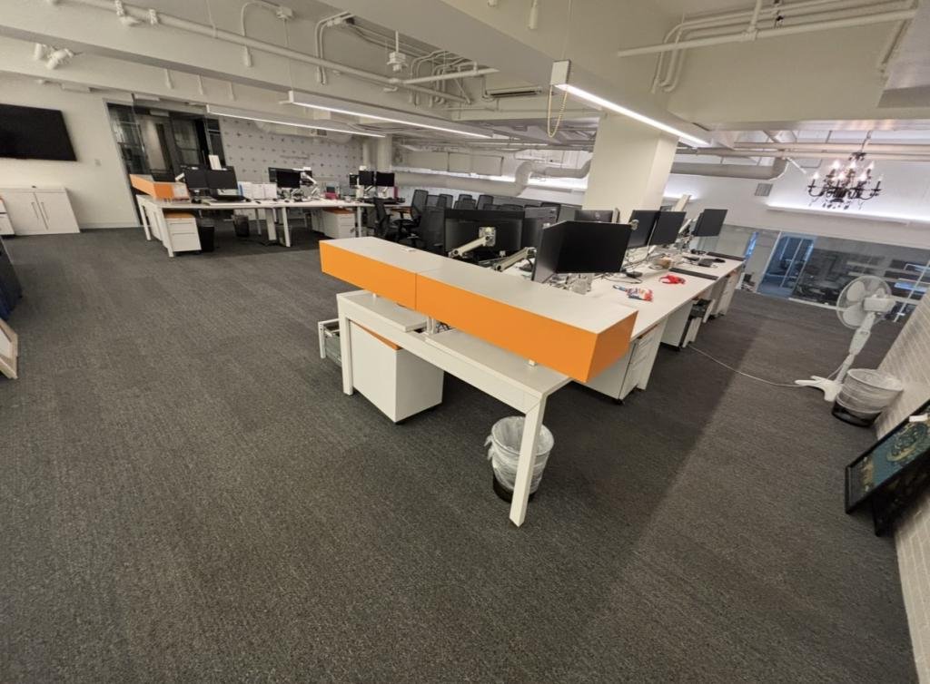 Allsteel Glass Benching Stations Loaded 60x30