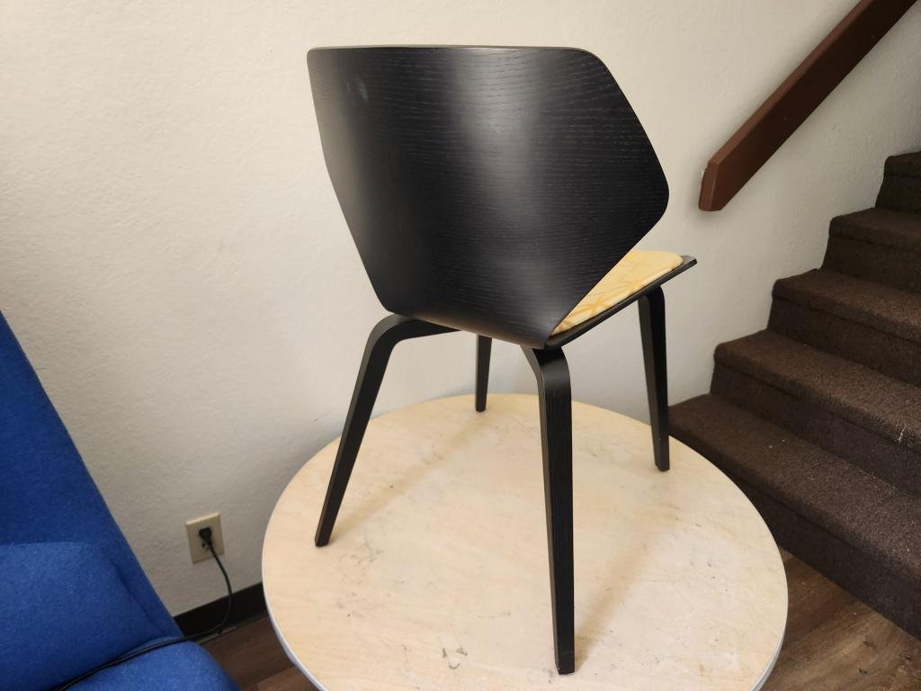 Davis Ginko Collection black and gold Chair