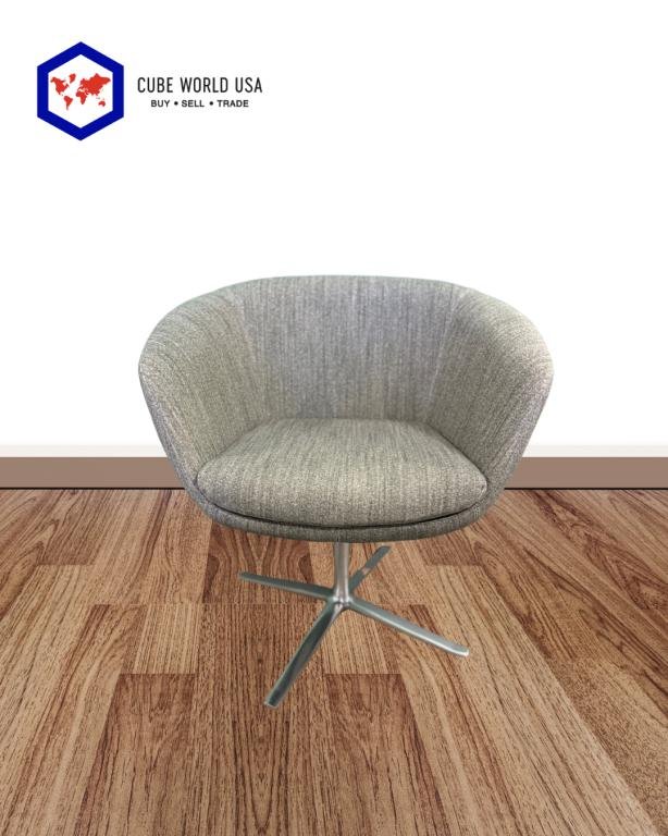 Steelcase Bob Lounge Swivel Chair Chrome X
