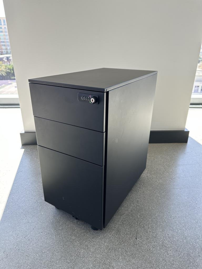 Black BBF Mobile Pedestals Locking Caster
