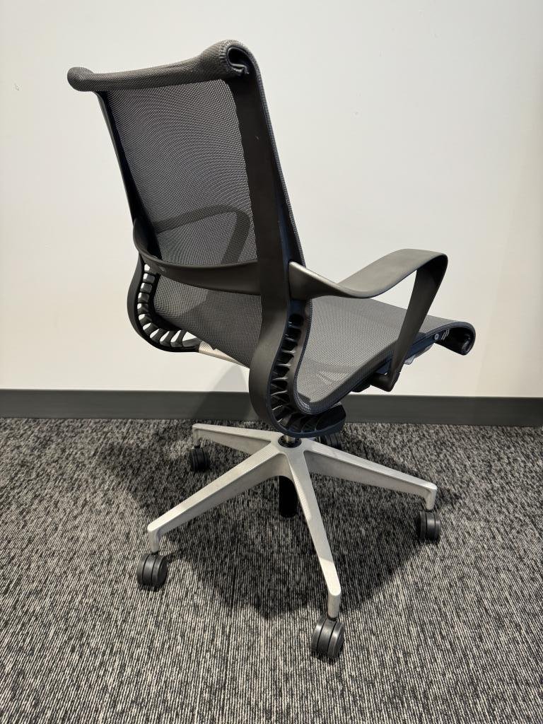 Herman Miller Setu Grey Mesh Back chair