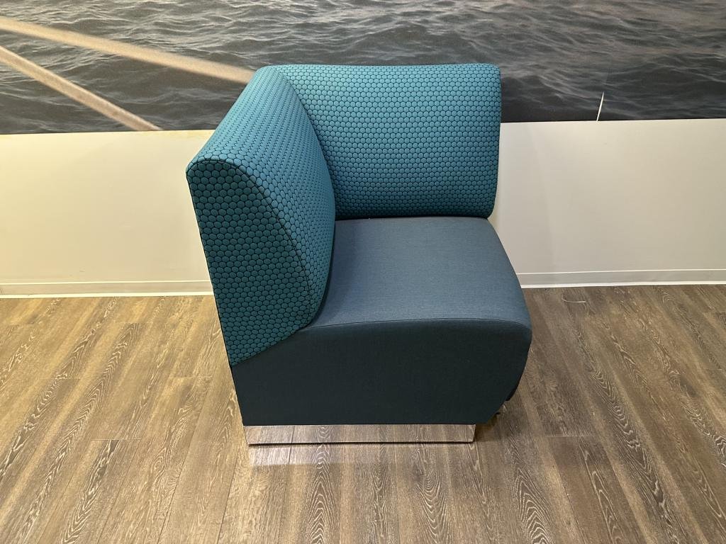 Teal & Blue 5 piece Gunlocke Modular Banquet