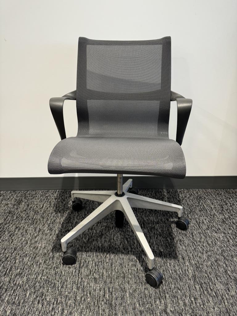 Herman Miller Setu Grey Mesh Back chair