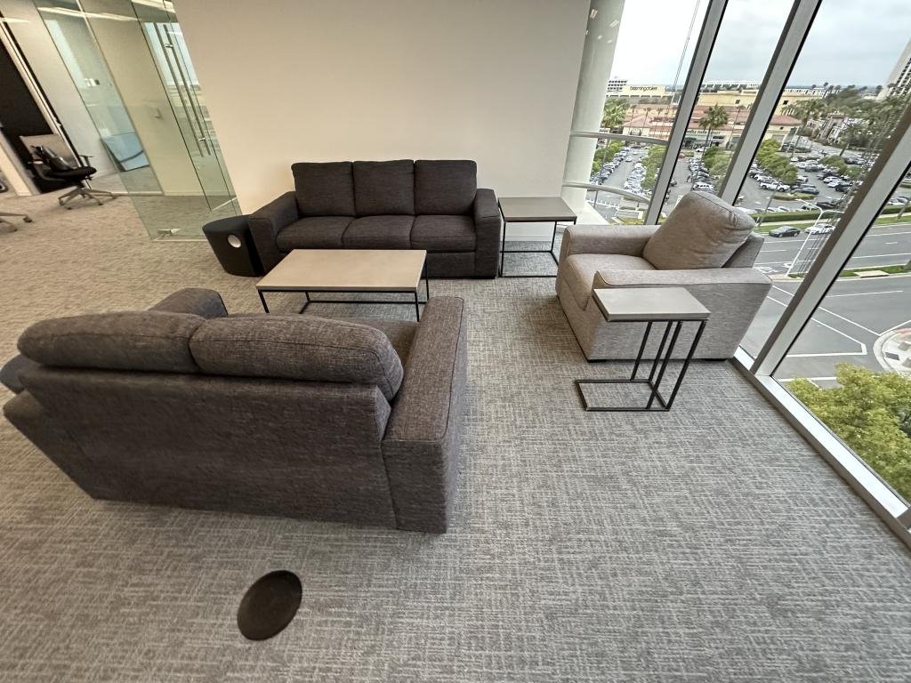 Living Spaces Grey & Neutral 3 piece set