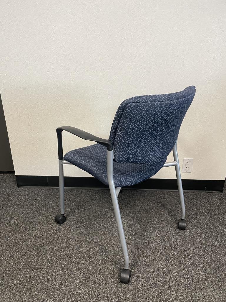 Trendway Blue Stackable on Casters