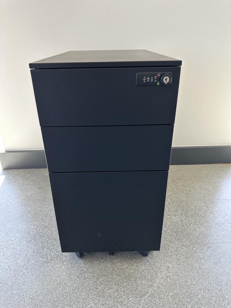 Black BBF Mobile Pedestals Locking Caster