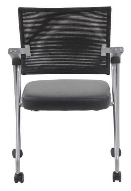 Boss Mesh Nesting Chair Black & Pewter