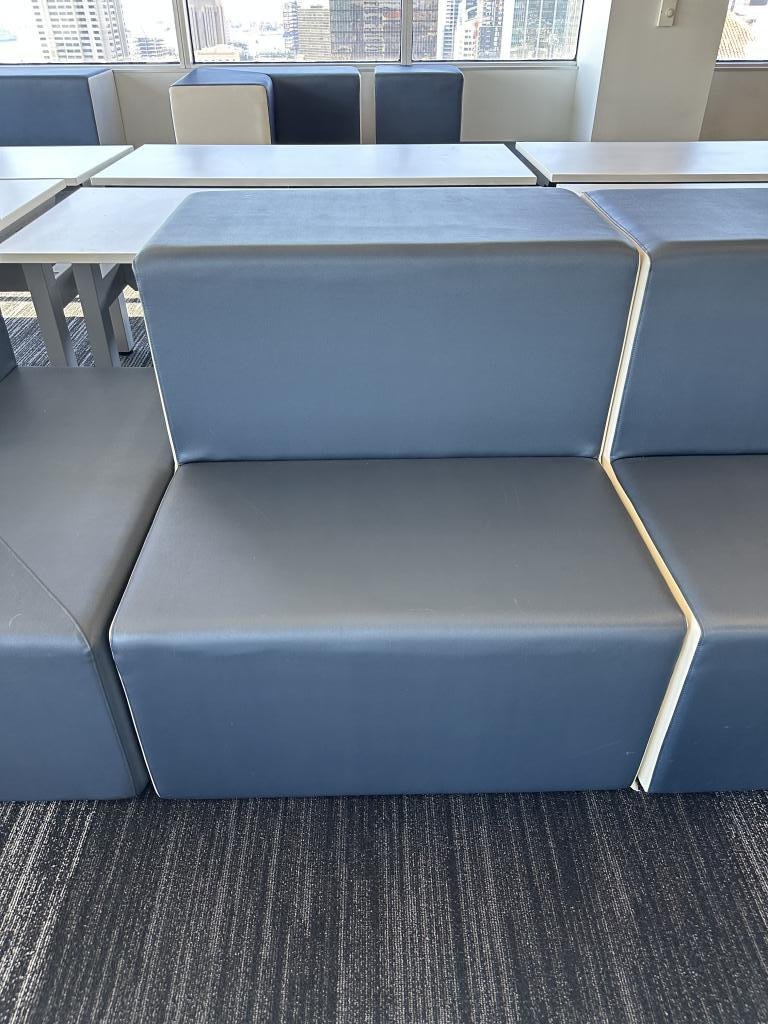 Gunlocke Leather Modular Seating 12 pieces