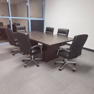 Steelcase Payback Xanadu conference table with 8’x4’ size, perfect for meetings and collaborative wo.