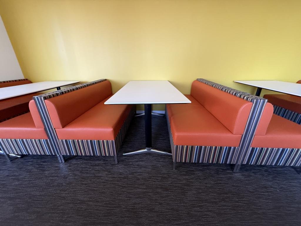 Allsteel 5ft bench banquet seats like new