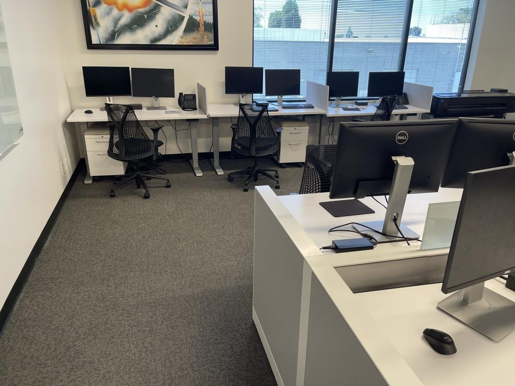 Knoll Silver Height Adjustable Desk 5'x30"