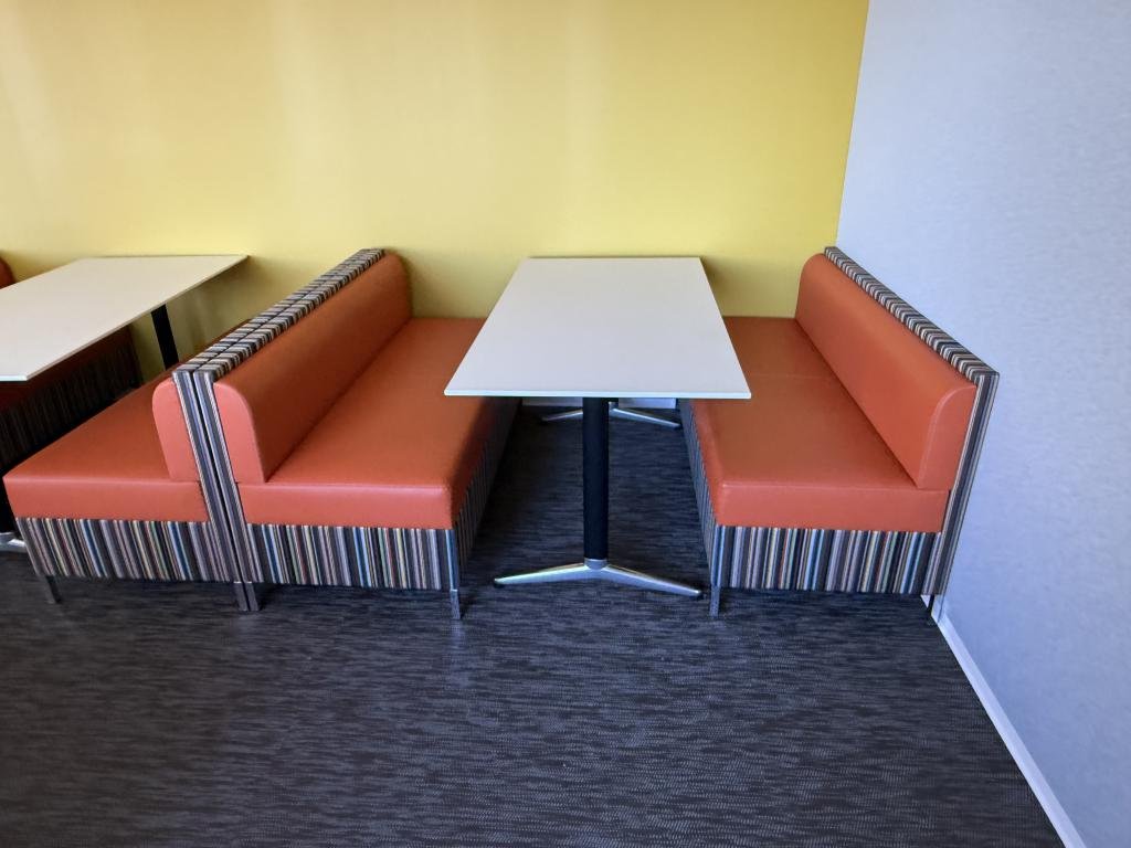 Allsteel 5ft bench banquet seats like new