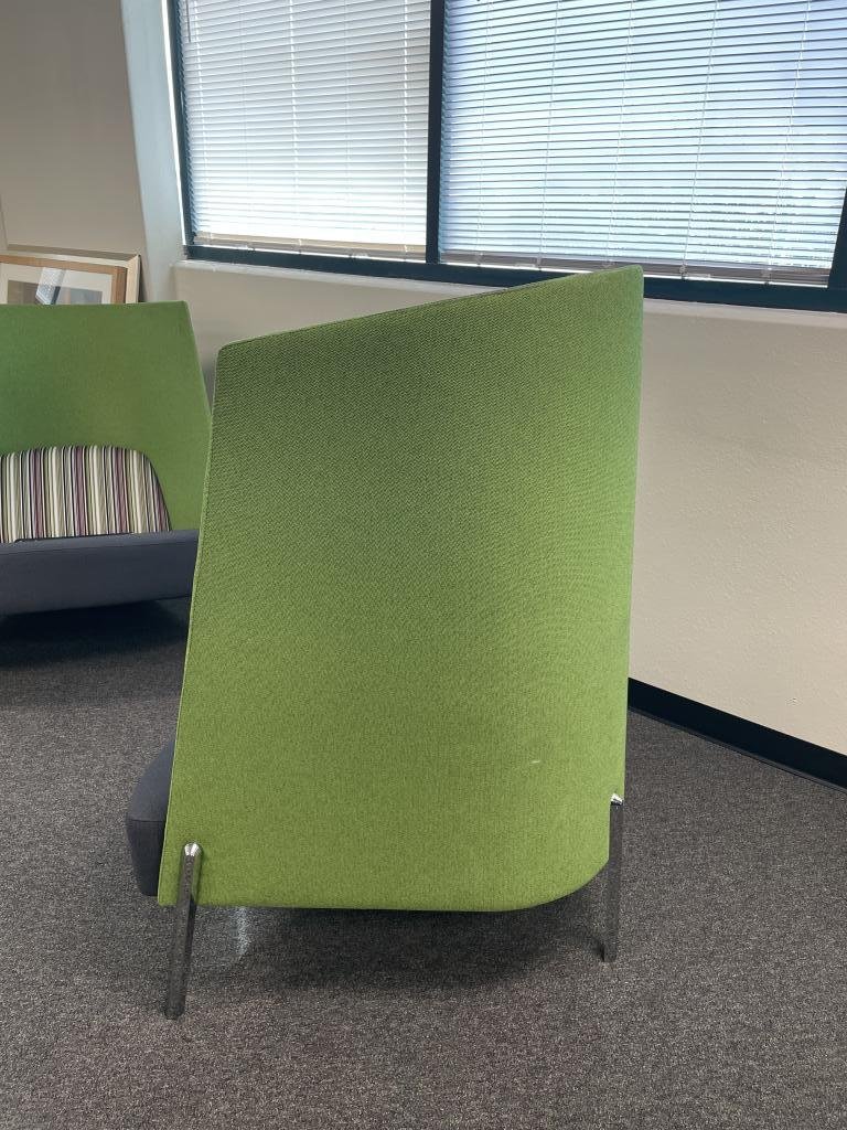 Teknion Green High Back Lounge Sofa